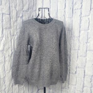 S. CHRISTINA Women's Gray Cashmere‎ Sweater L/XL NWT